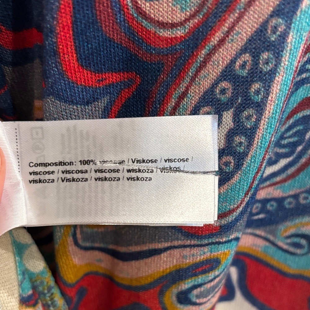 Colorful Ivko Patterned Long Cardigan - Picture 6 of 6